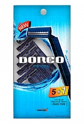 Купить станок для бритья dorco td708 одноразовый, фиксировання головка с 2-мя лезвиями, 5+1шт. в Интернет-магазине "Парфюм"