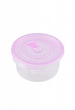 Купить контейнер для свч полимербыт смайл круглый с клапаном 0,4л (12*12*6см) в Интернет-магазине "Парфюм"